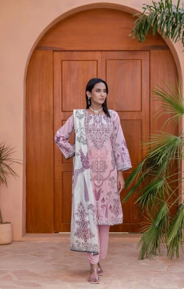 Meeral - Bahaar Premium Lawn Unstitched 3-Piece Suit (Vol-1)