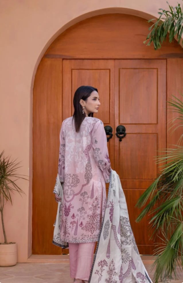 Meeral - Bahaar Premium Lawn Unstitched 3-Piece Suit (Vol-1)